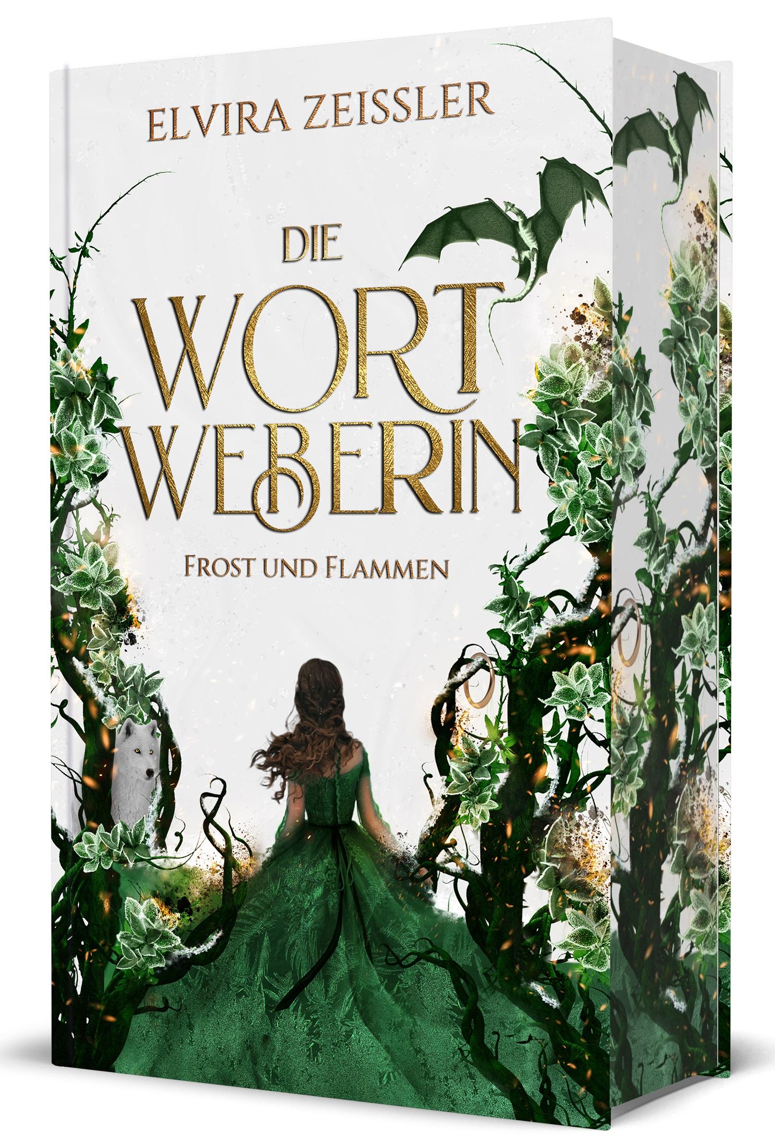 Vorderes Coverbild Die Wortweberin - Frost und Flammen