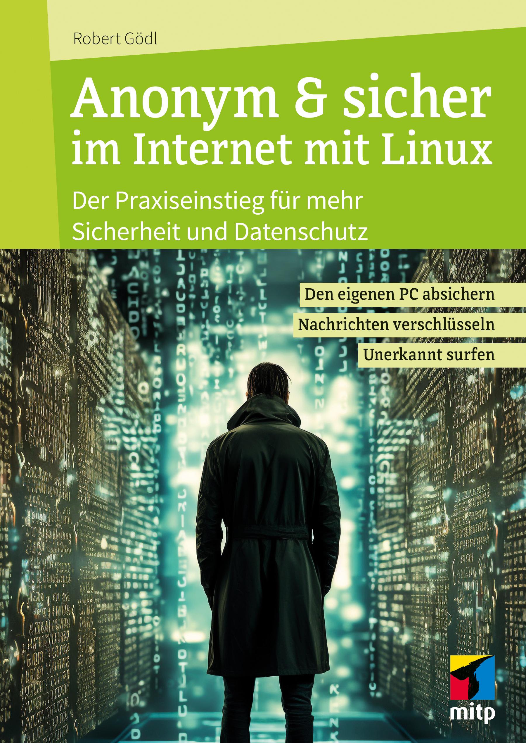 Vorderes Coverbild Anonym & sicher im Internet mit Linux