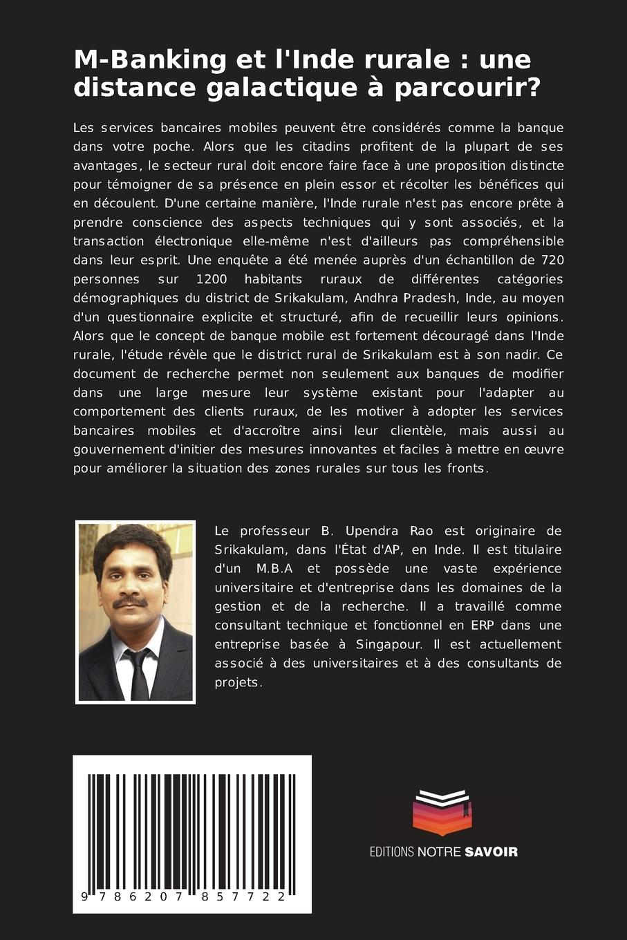 Rückseitencover M-Banking et l'Inde rurale : une distance galactique à parcourir?