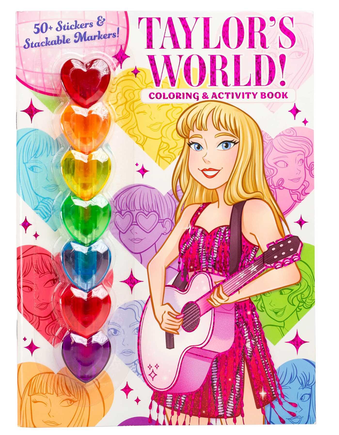 Vorderes Coverbild Taylor's World: Coloring and Activity Book with 7 Heart-Shaped Stackable Markers