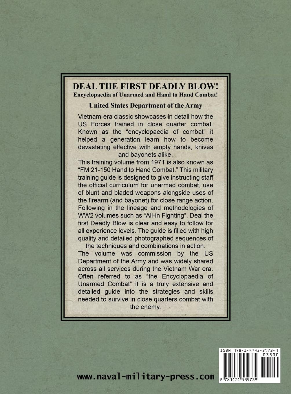 Rückseitencover DEAL THE FIRST DEADLY BLOW