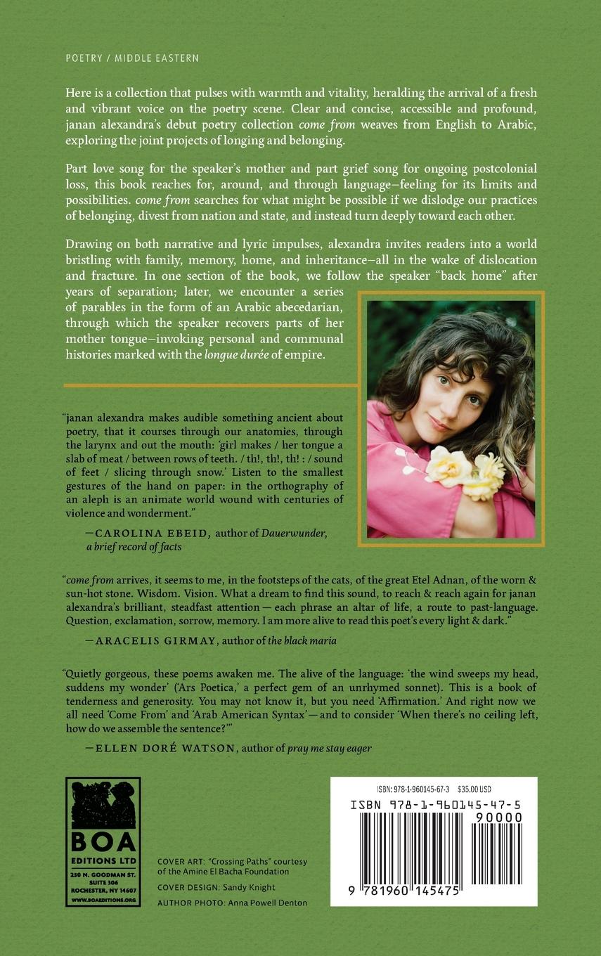 Rückseitencover Come from