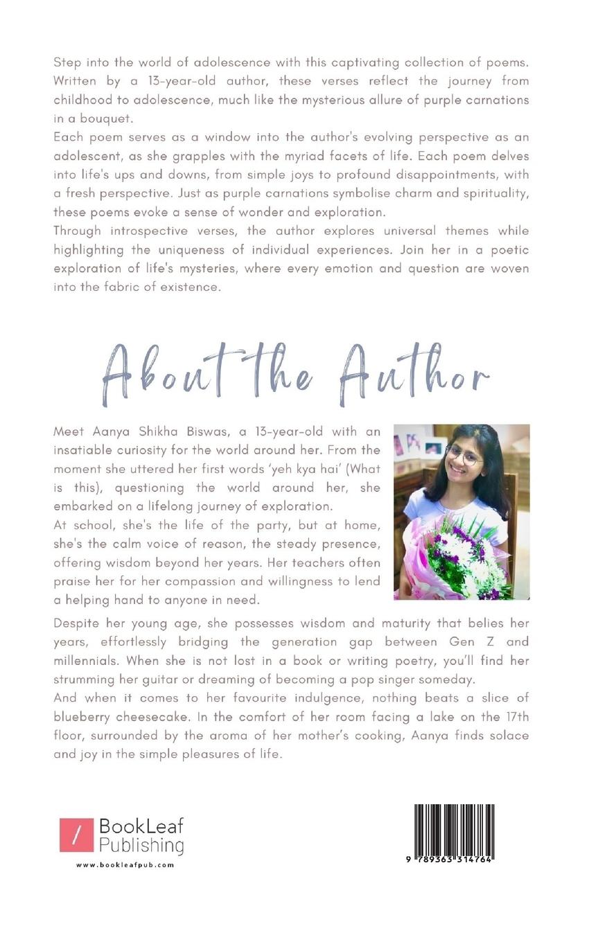 Rückseitencover Purple Carnations