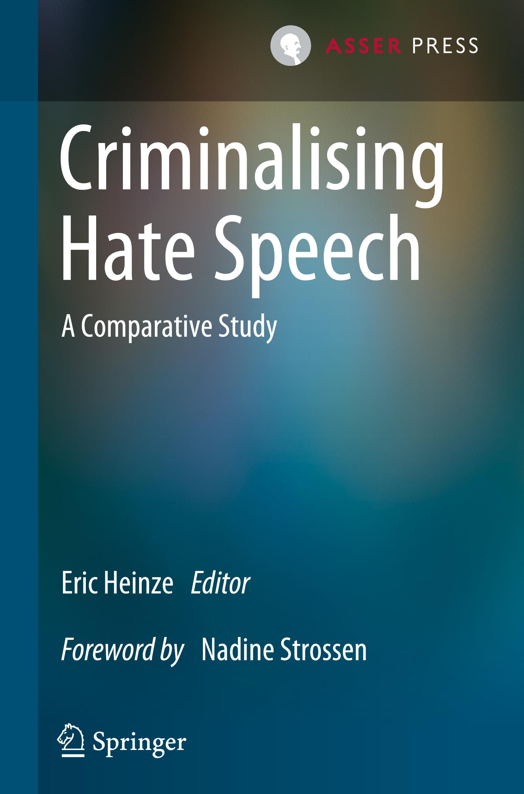 Vorderes Coverbild Criminalising Hate Speech
