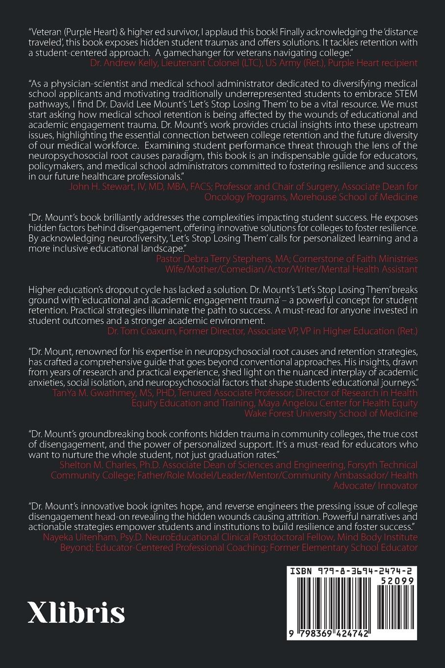 Rückseitencover Let's Stop Losing Them