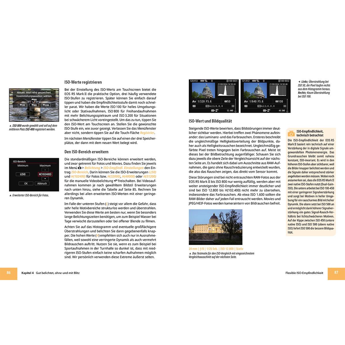 Beispielinhalt (Bild) Canon EOS R5 Mark II - Das umfangreiche Praxisbuch zu Ihrer Profi-Kamera