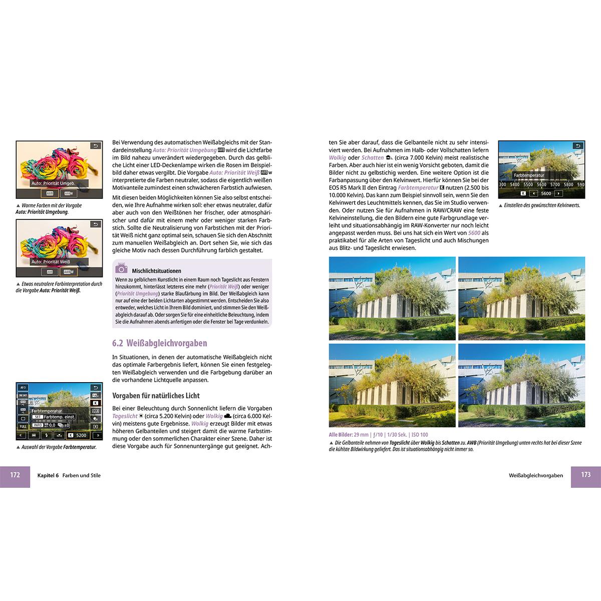 Beispielinhalt (Bild) Canon EOS R5 Mark II - Das umfangreiche Praxisbuch zu Ihrer Profi-Kamera