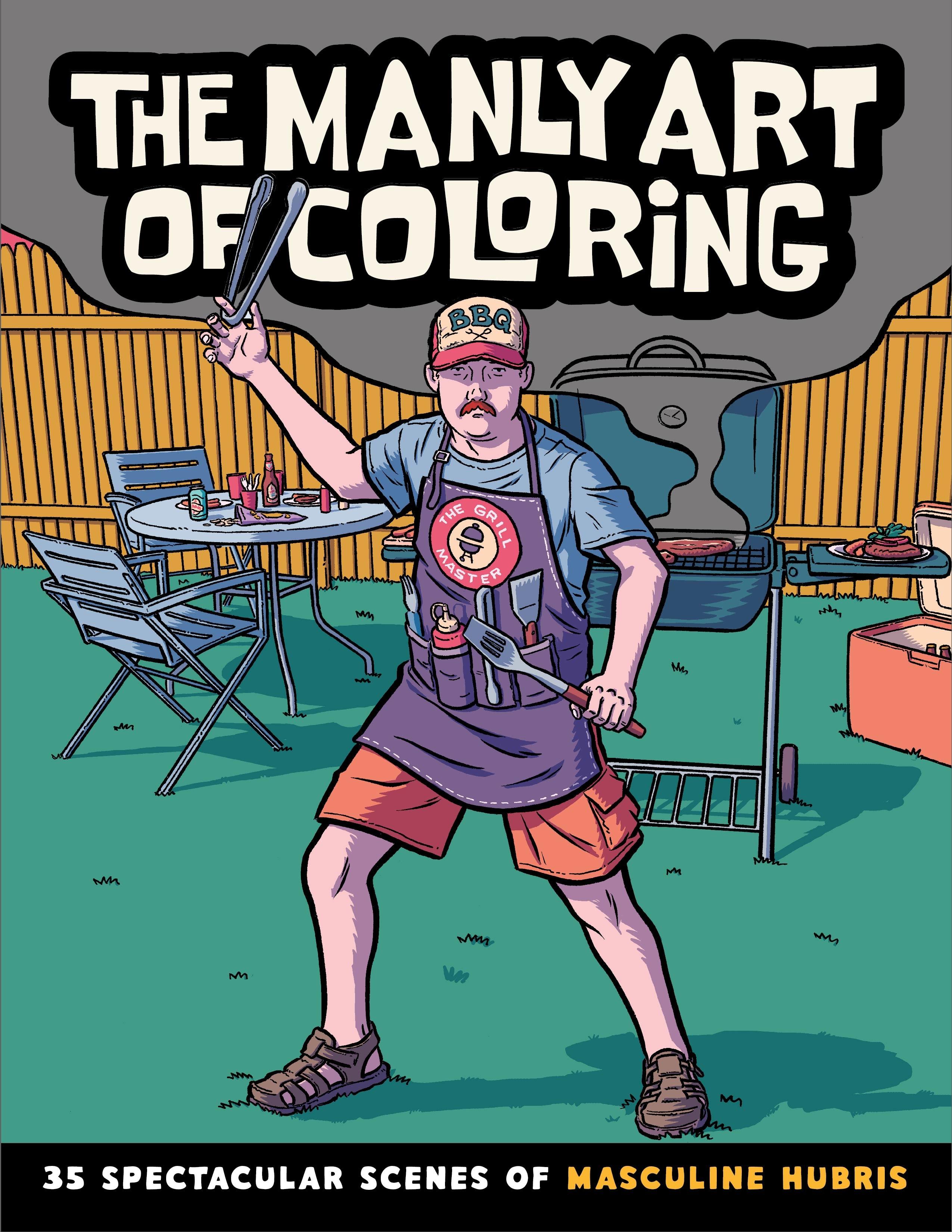 Vorderes Coverbild The Manly Art of Coloring