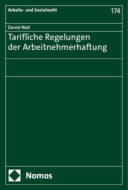 Vorderes Coverbild Tarifliche Regelungen der Arbeitnehmerhaftung