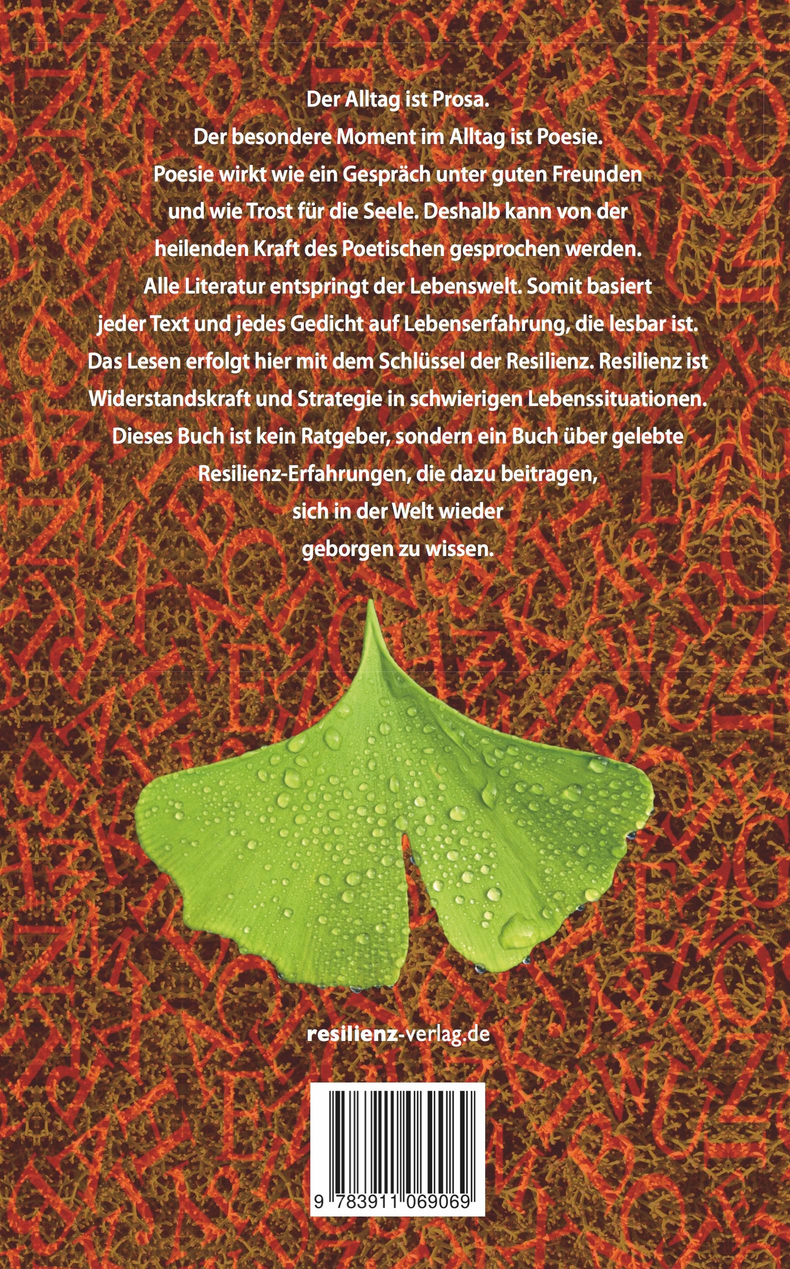 Rückseitencover Poesie trifft Resilienz