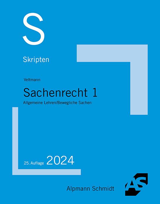 Vorderes Coverbild Skript Sachenrecht 1