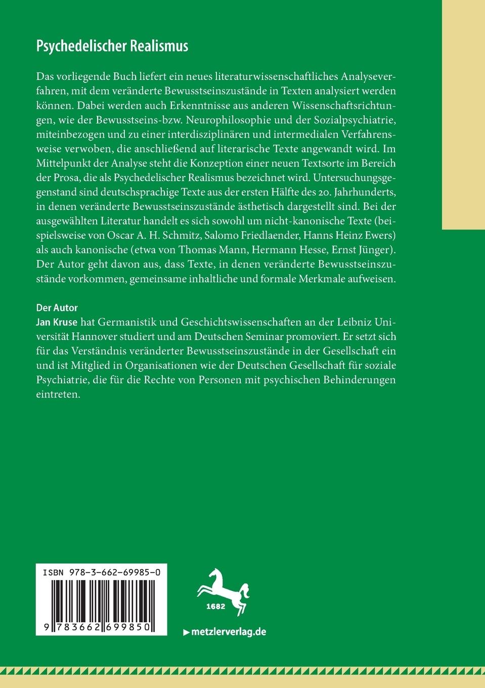 Rückseitencover Psychedelischer Realismus