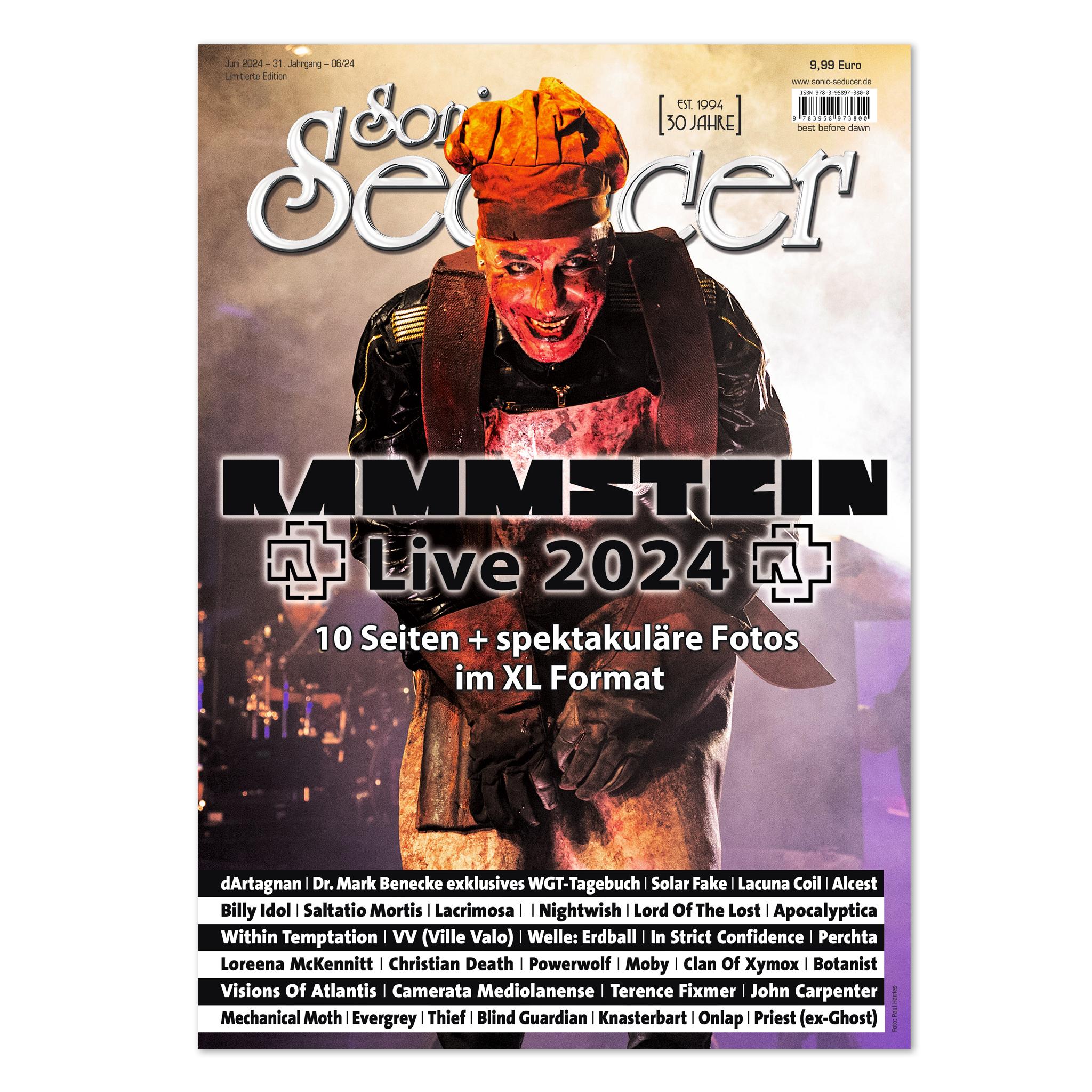 Vorderes Coverbild LIMITED Sonic Seducer Rammstein-Edition