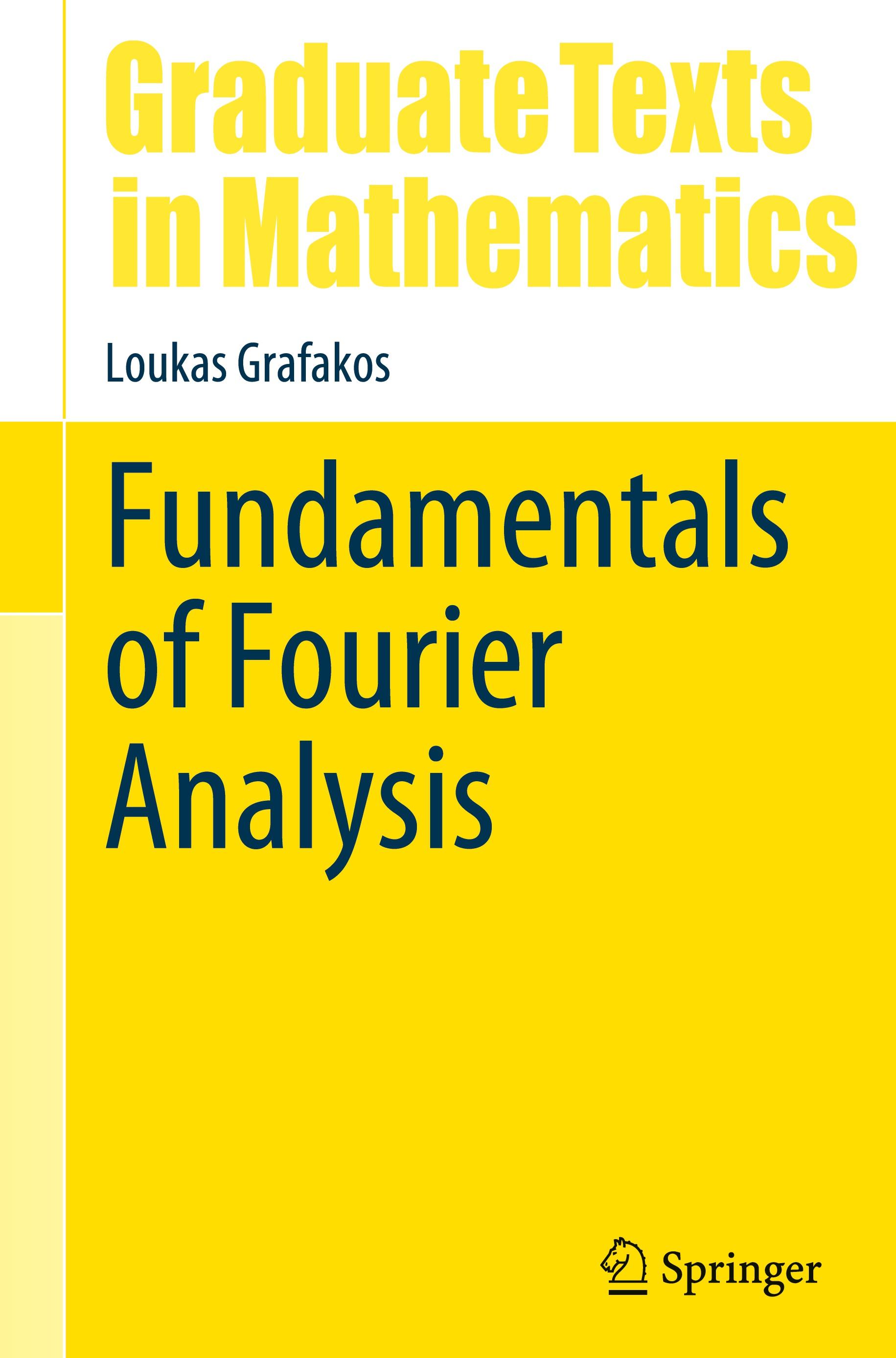 Vorderes Coverbild Fundamentals of Fourier Analysis