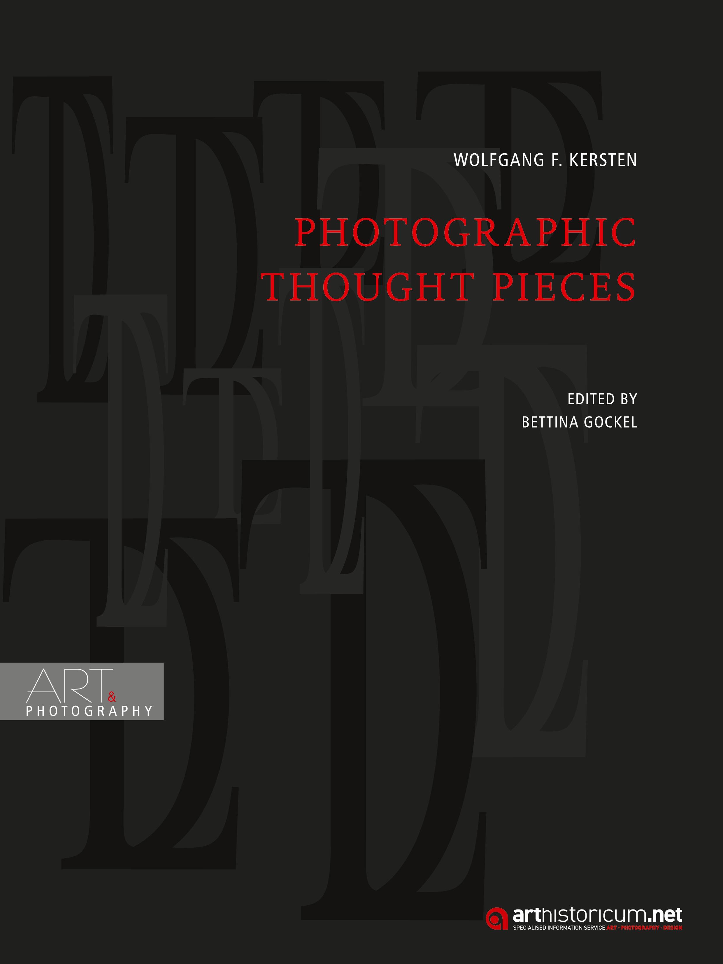 Vorderes Coverbild Photographic Thought Pieces