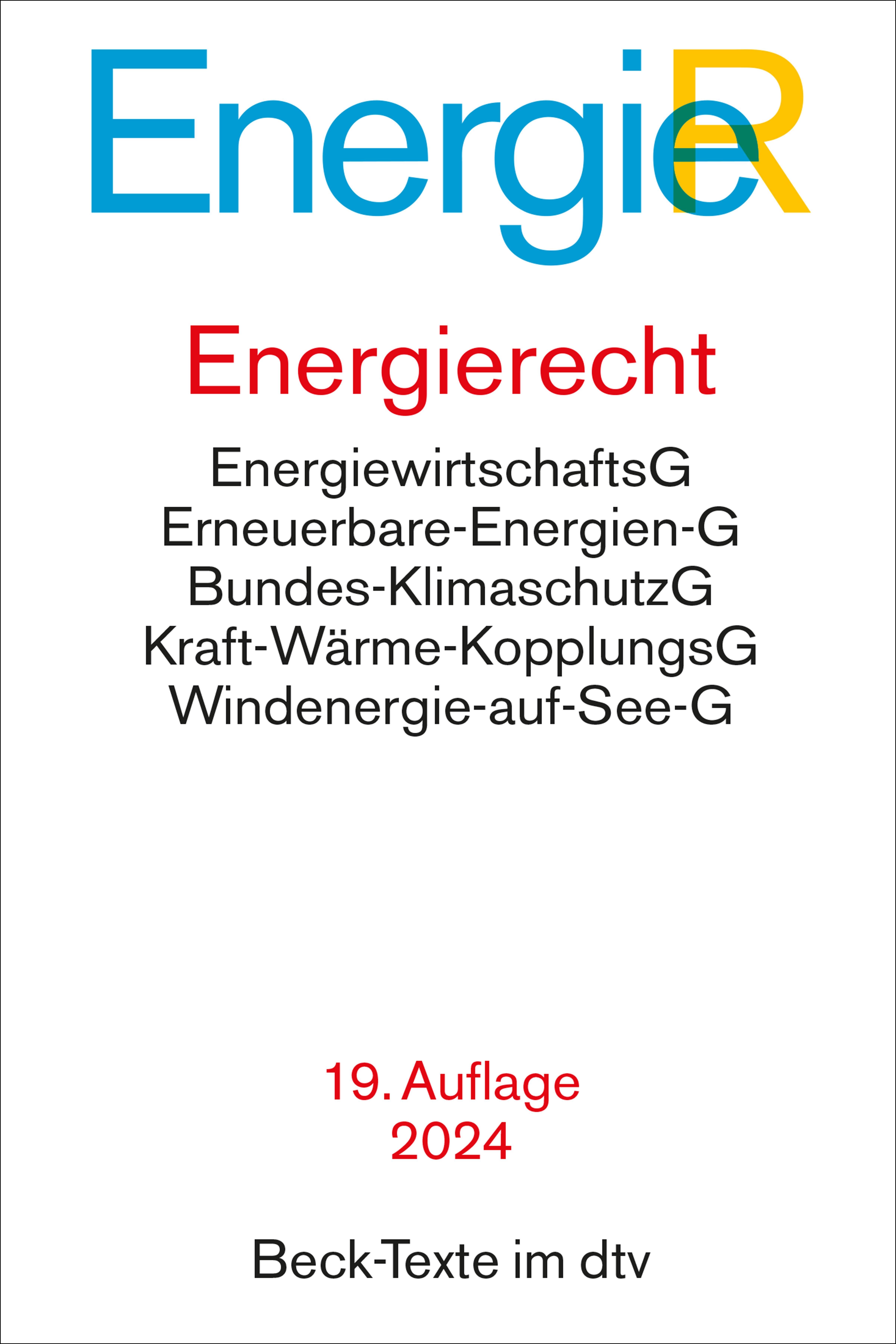 Vorderes Coverbild Energierecht