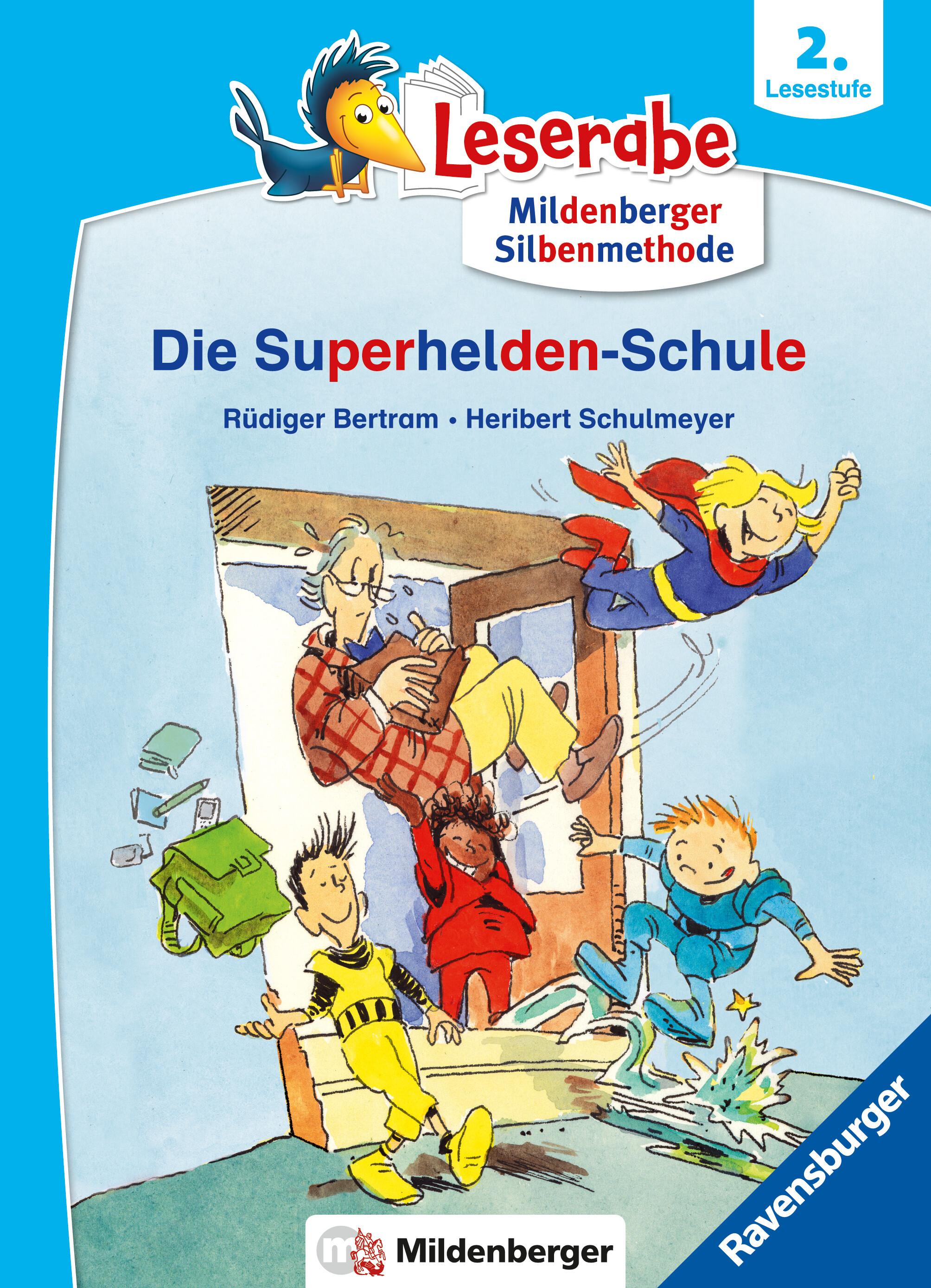 Vorderes Coverbild Leserabe mit Mildenberger Silbenmethode - Die Superhelden-Schule