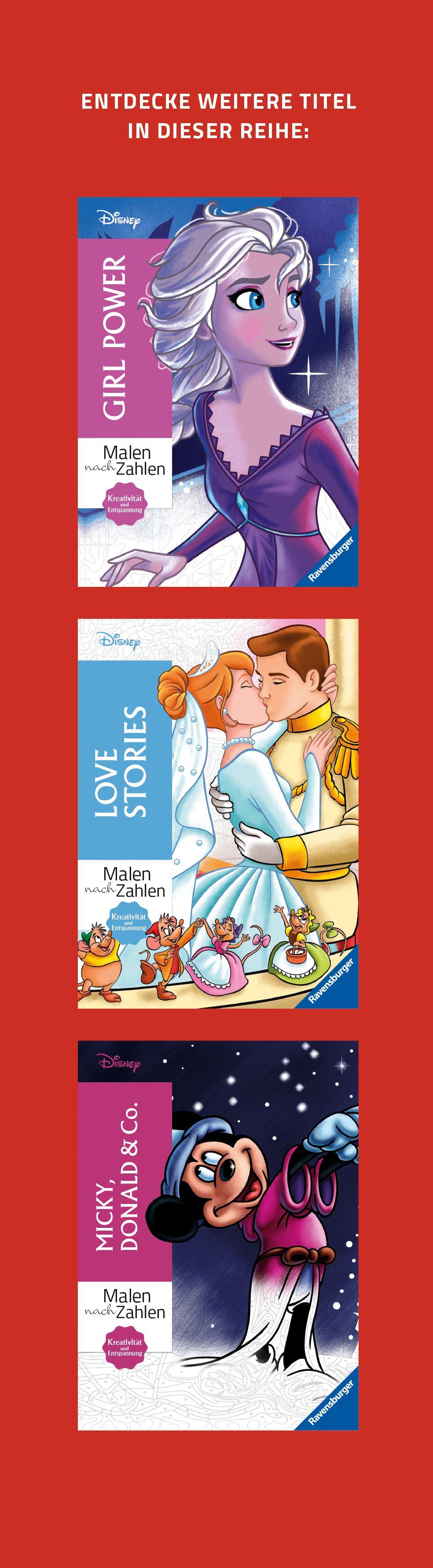 Beispielinhalt (Bild) Disney - Malen nach Zahlen: Classics