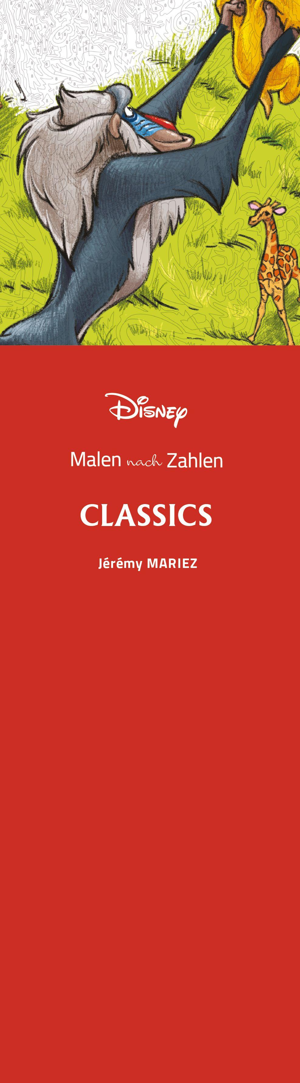 Beispielinhalt (Bild) Disney - Malen nach Zahlen: Classics