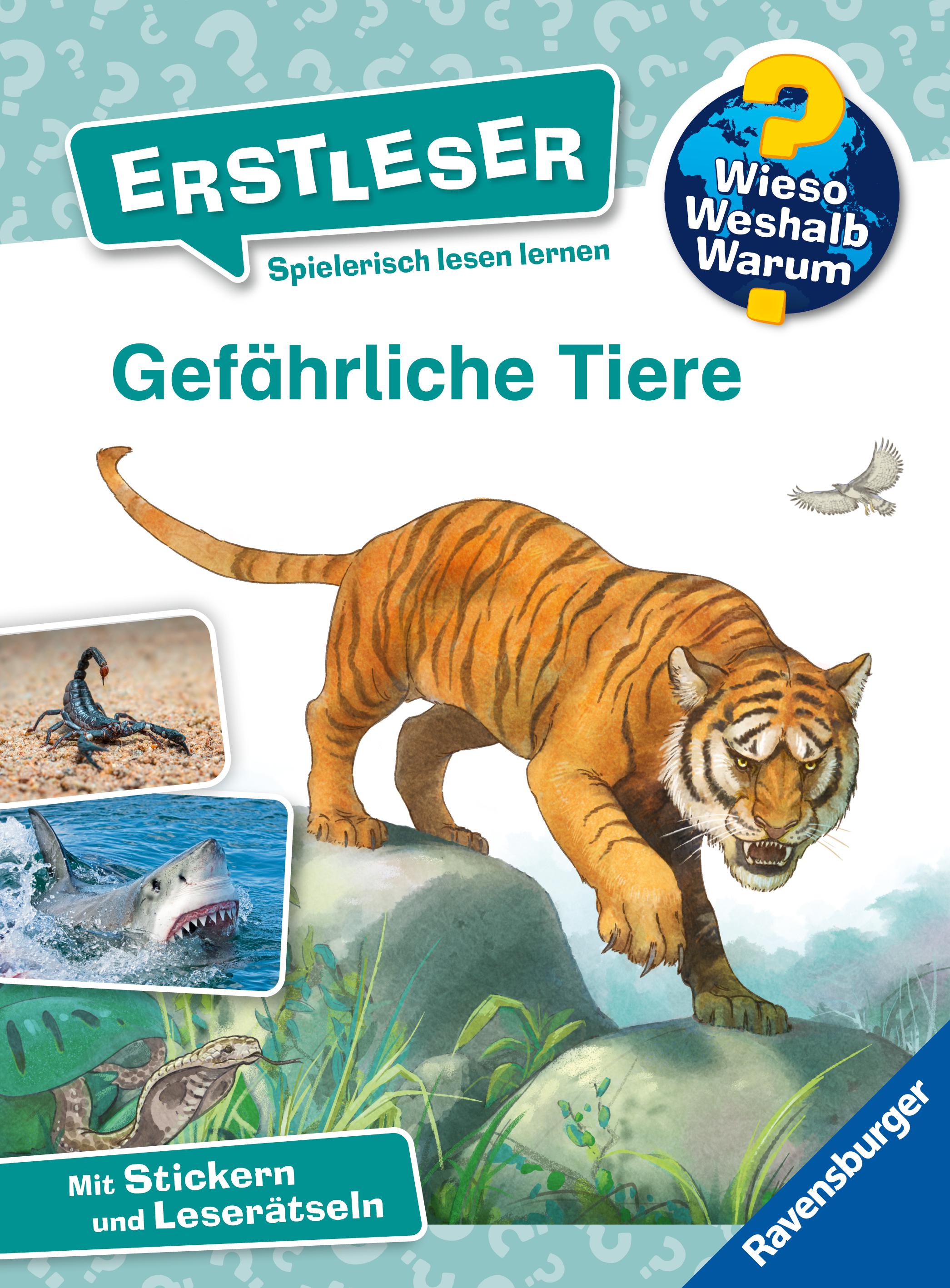 Vorderes Coverbild Wieso? Weshalb? Warum? Erstleser, Band 16 - Gefährliche Tiere