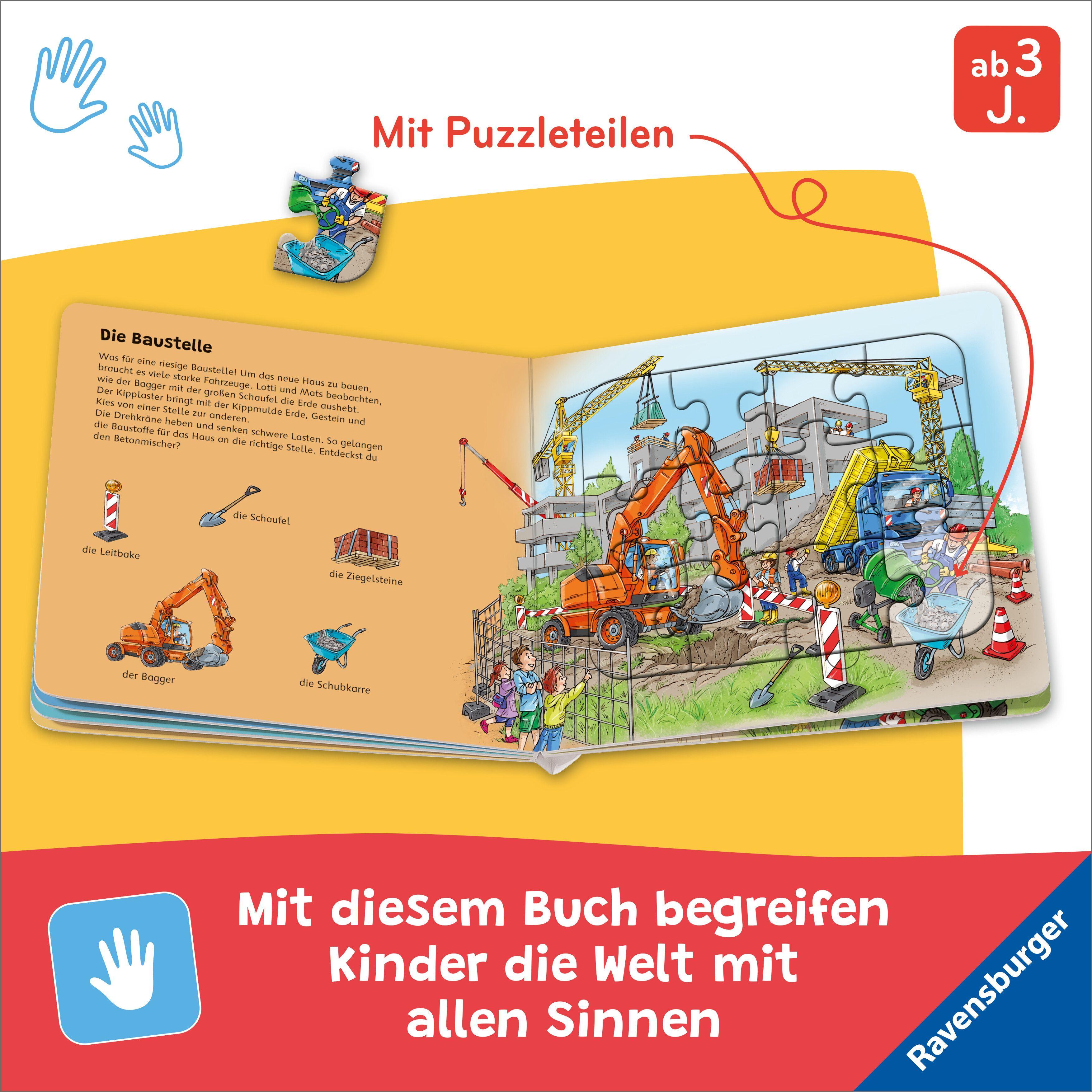 Beispielinhalt (Bild) Ravensburger® Puzzle-Buch - Fahrzeuge