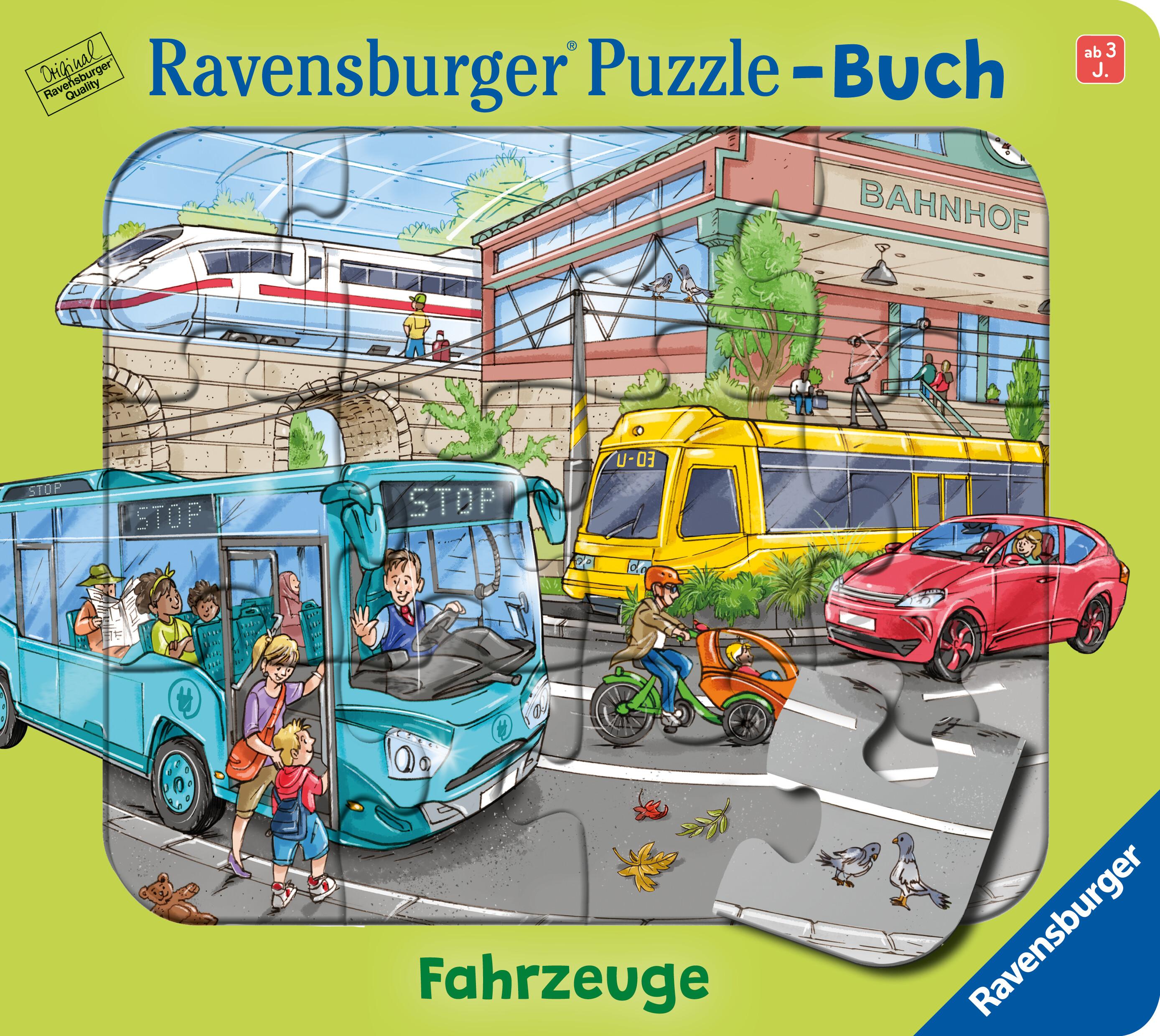 Vorderes Coverbild Ravensburger® Puzzle-Buch - Fahrzeuge