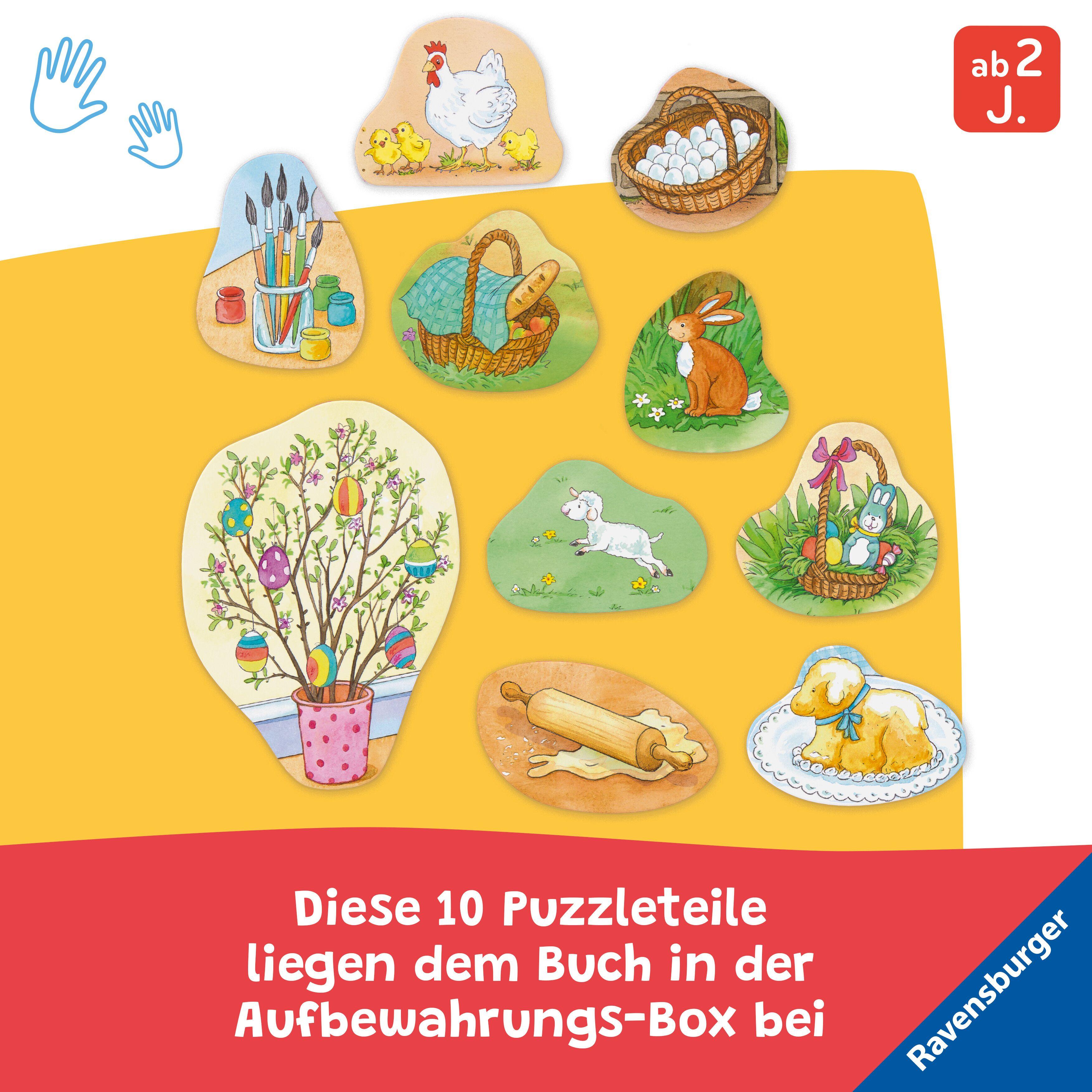 Beispielinhalt (Bild) Mein großes Puzzle-Spielbuch - Ostern