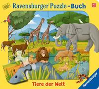 Vorderes Coverbild Ravensburger® Puzzle-Buch - Tiere der Welt