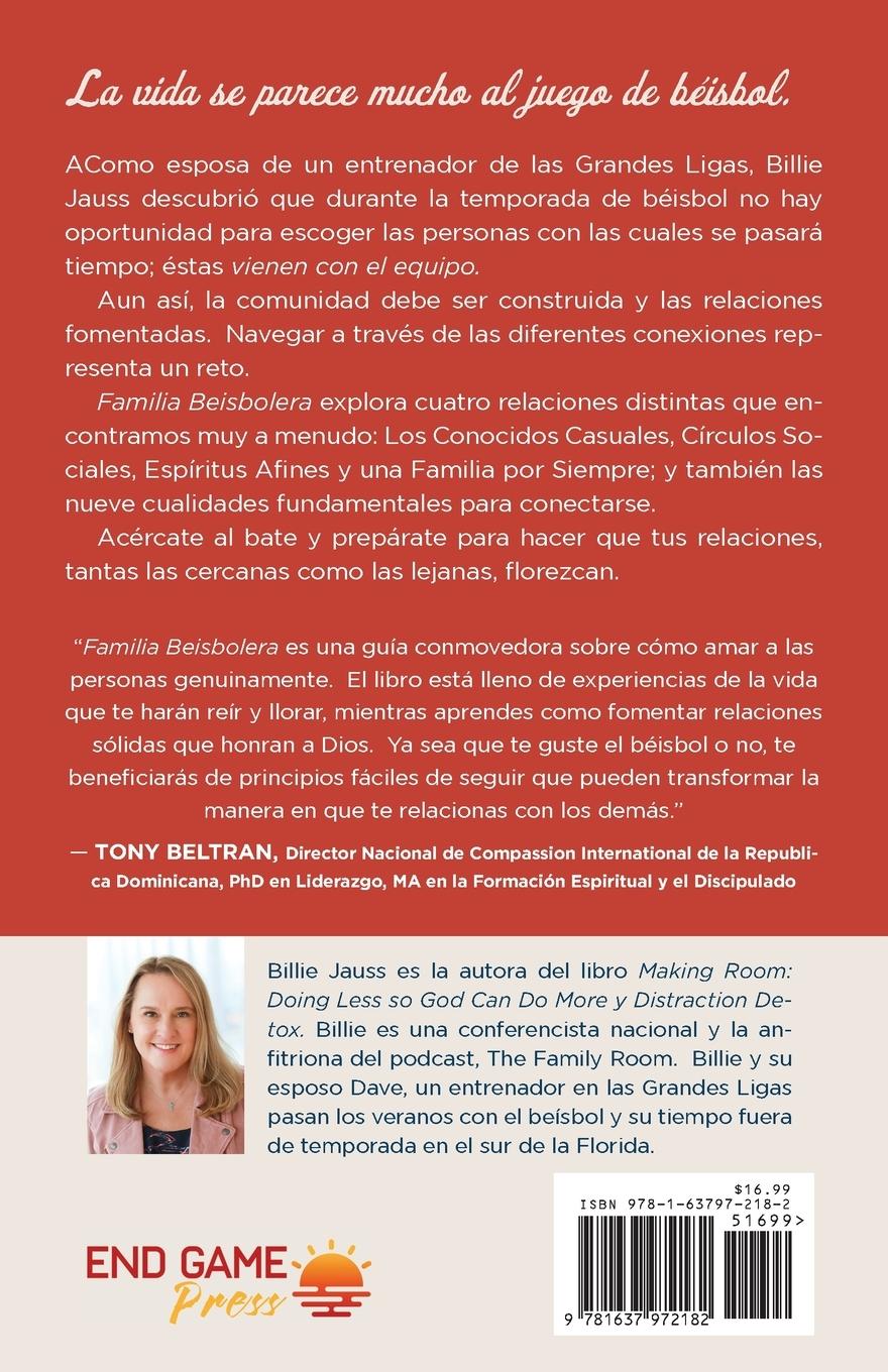 Rückseitencover Familia Beisbolera