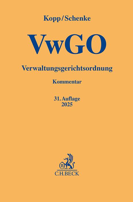 Vorderes Coverbild Verwaltungsgerichtsordnung. VwGO