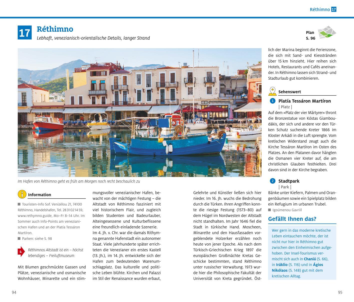 Beispielinhalt (Bild) ADAC Reiseführer plus Kreta