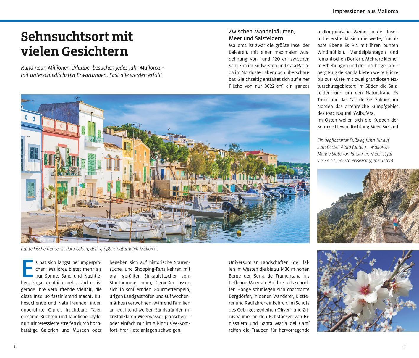 Beispielinhalt (Bild) ADAC Reiseführer Mallorca