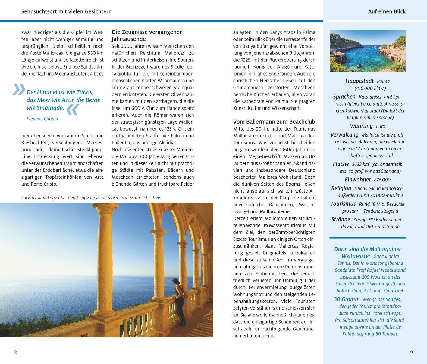 Beispielinhalt (Bild) ADAC Reiseführer Mallorca