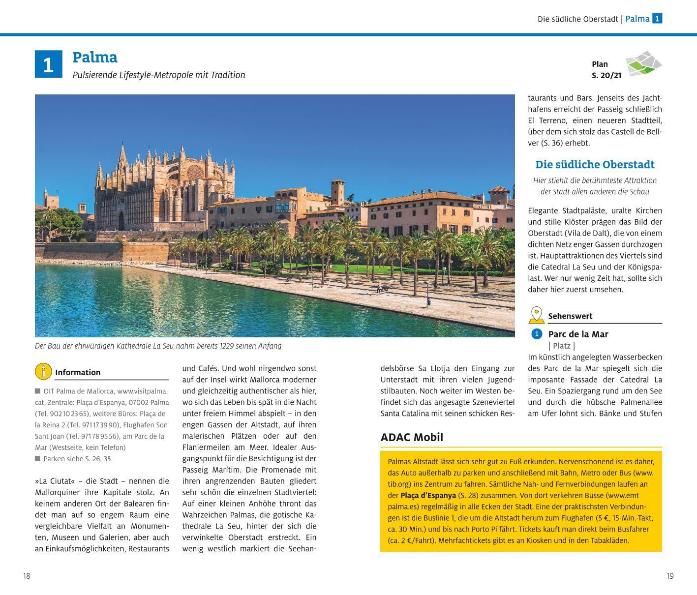 Beispielinhalt (Bild) ADAC Reiseführer Mallorca