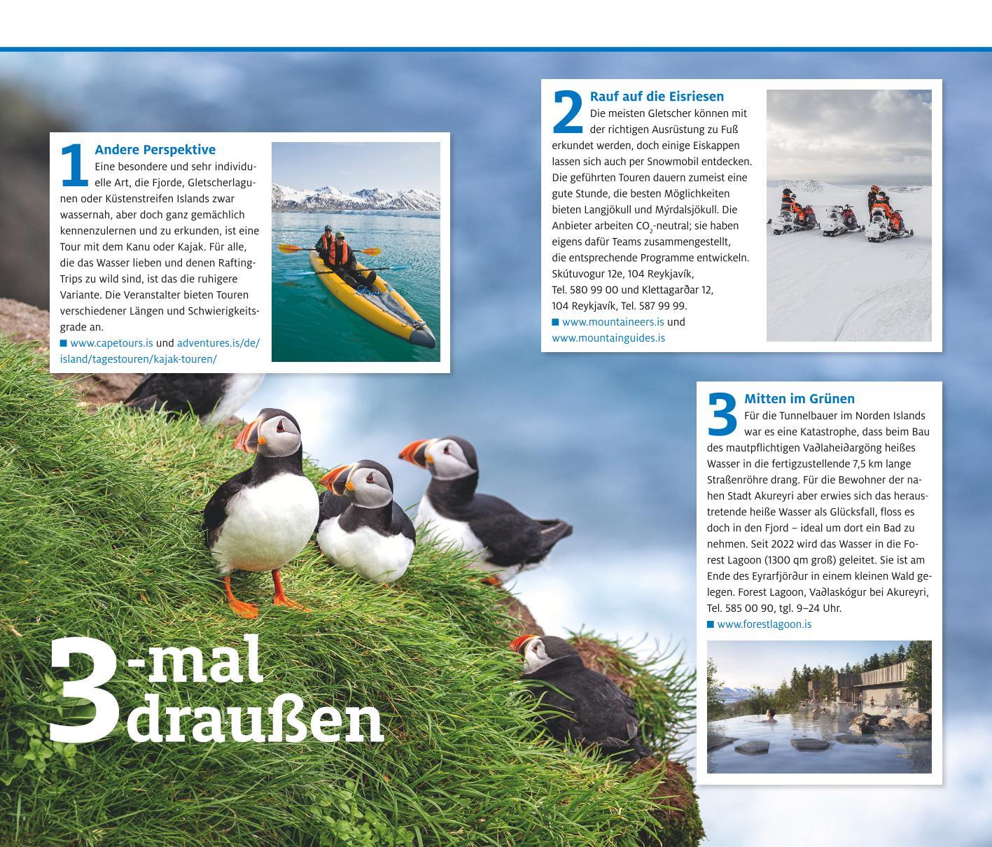 Beispielinhalt (Bild) ADAC Reiseführer plus Island