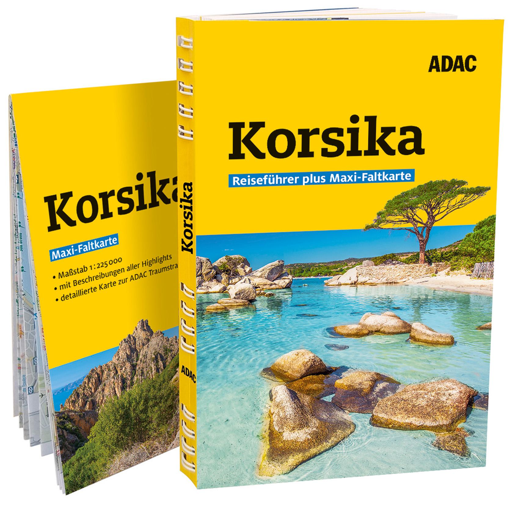 Vorderes Coverbild ADAC Reiseführer plus Korsika