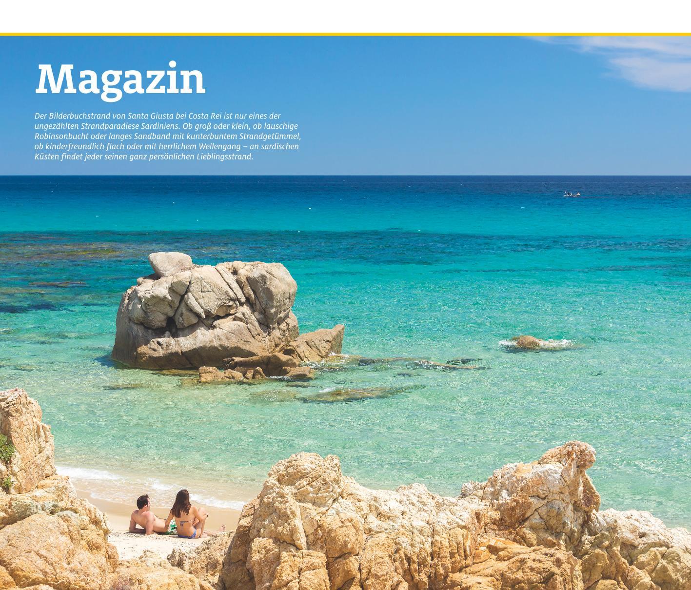 Beispielinhalt (Bild) ADAC Reiseführer plus Sardinien
