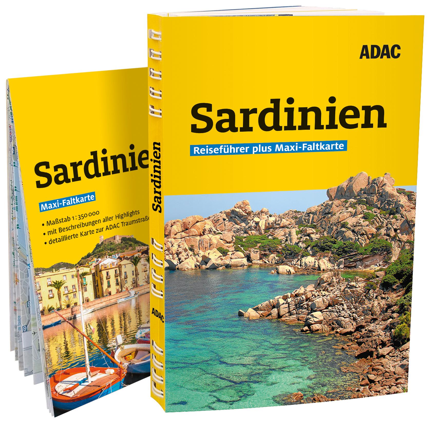 Vorderes Coverbild ADAC Reiseführer plus Sardinien
