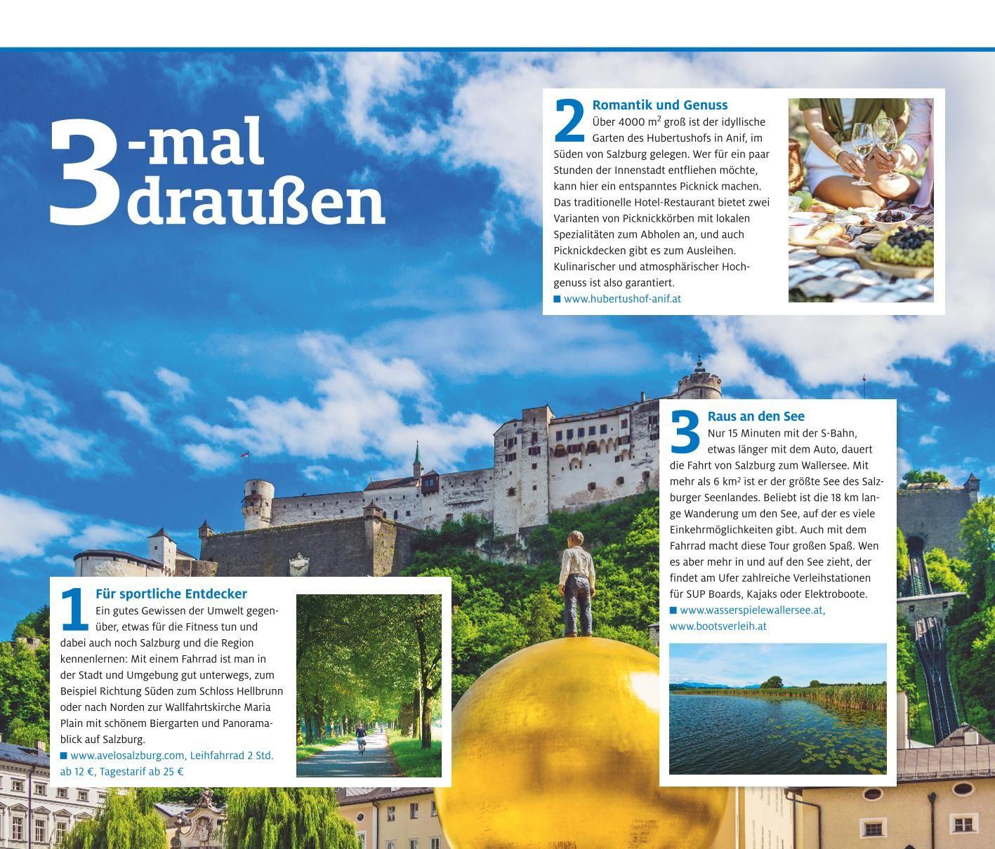 Beispielinhalt (Bild) ADAC Reiseführer Salzburg