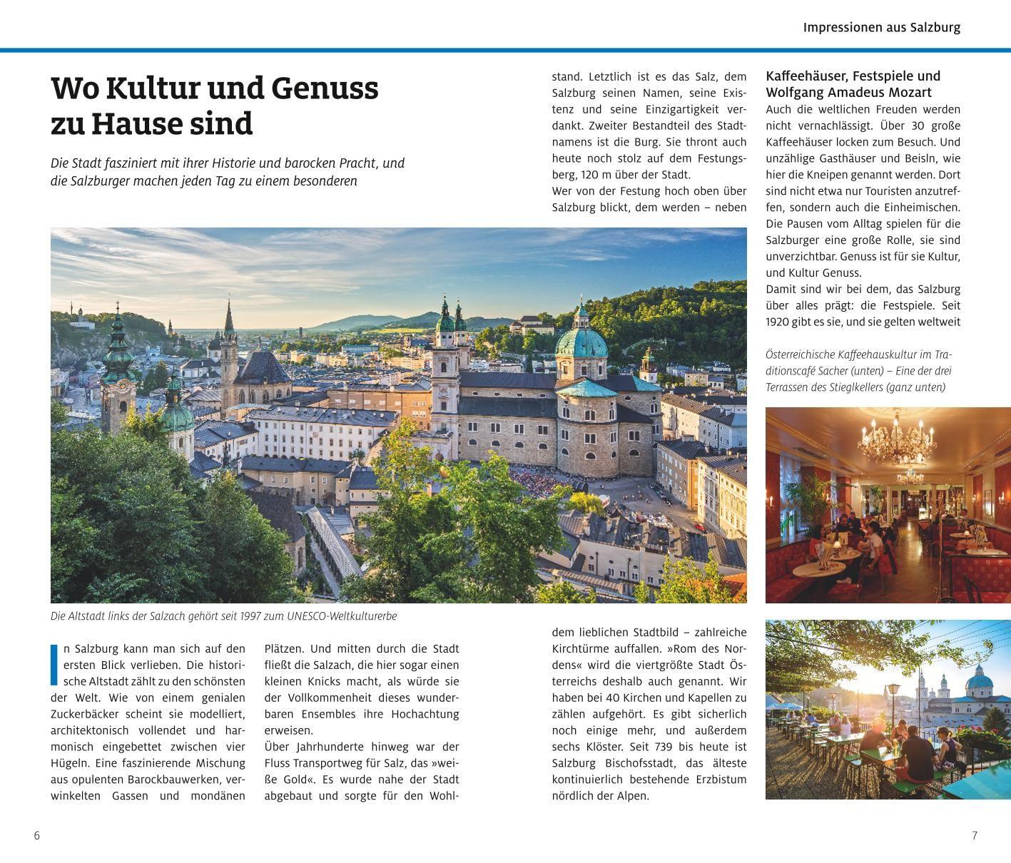 Beispielinhalt (Bild) ADAC Reiseführer Salzburg