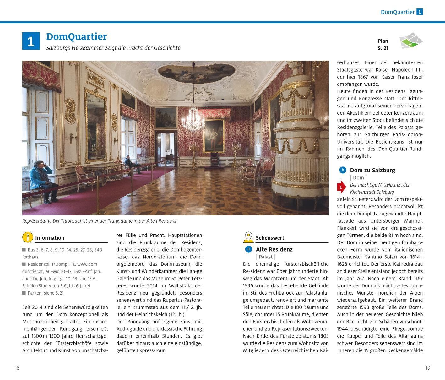 Beispielinhalt (Bild) ADAC Reiseführer Salzburg