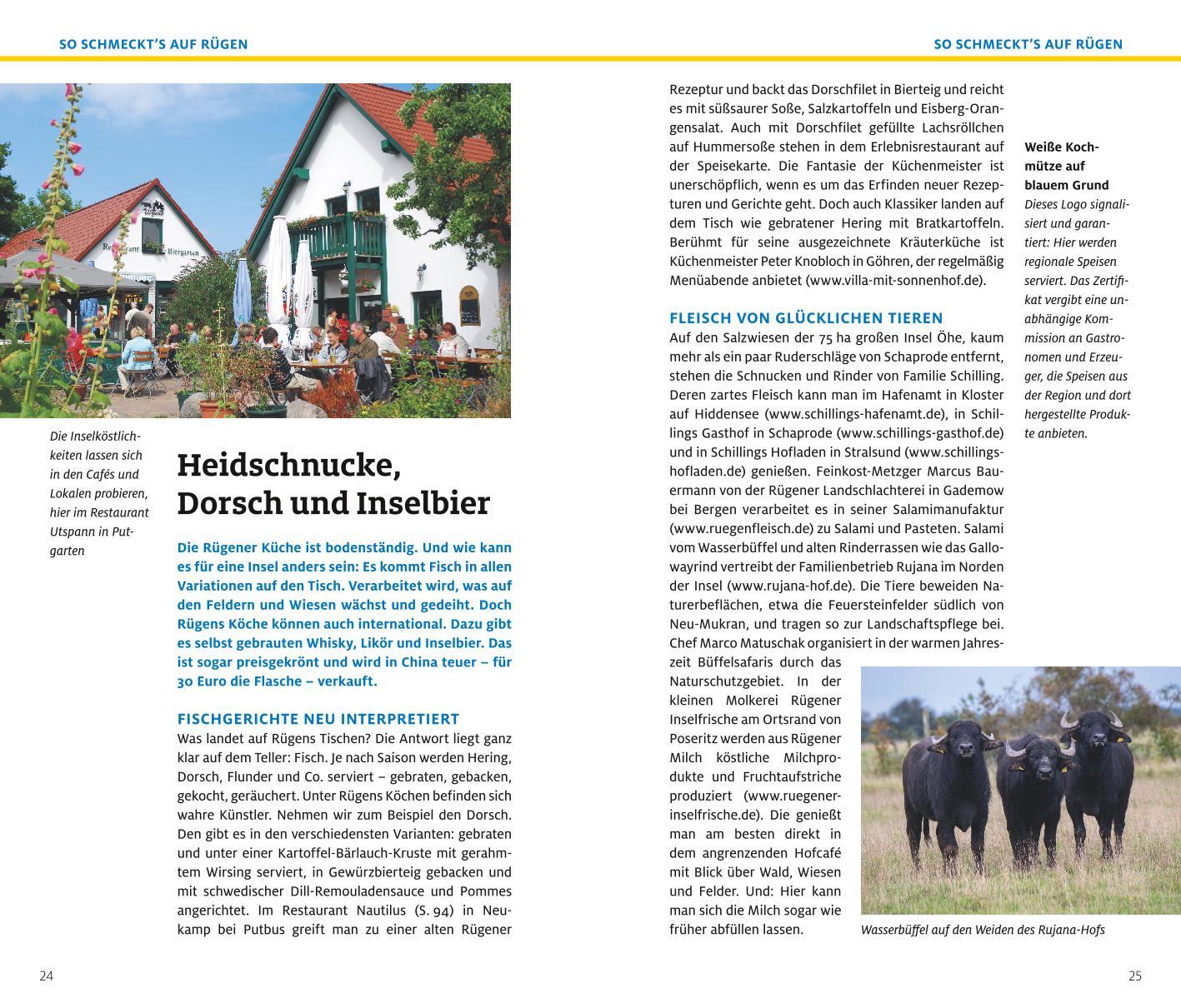 Beispielinhalt (Bild) ADAC Reiseführer plus Rügen mit Hiddensee und Stralsund