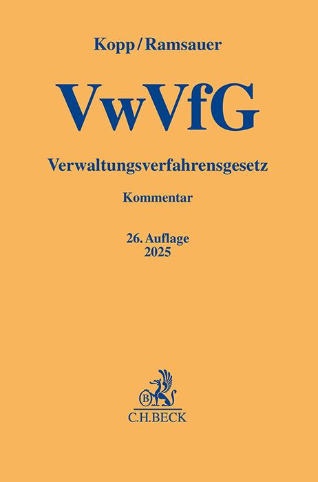 Vorderes Coverbild Verwaltungsverfahrensgesetz. VwVfG