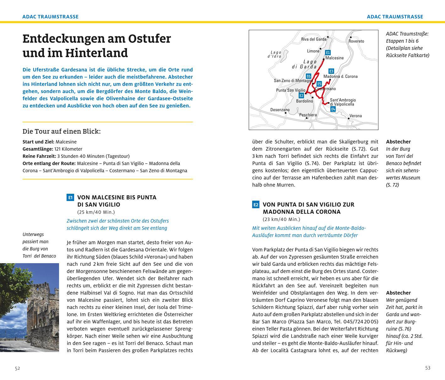 Beispielinhalt (Bild) ADAC Reiseführer plus Gardasee