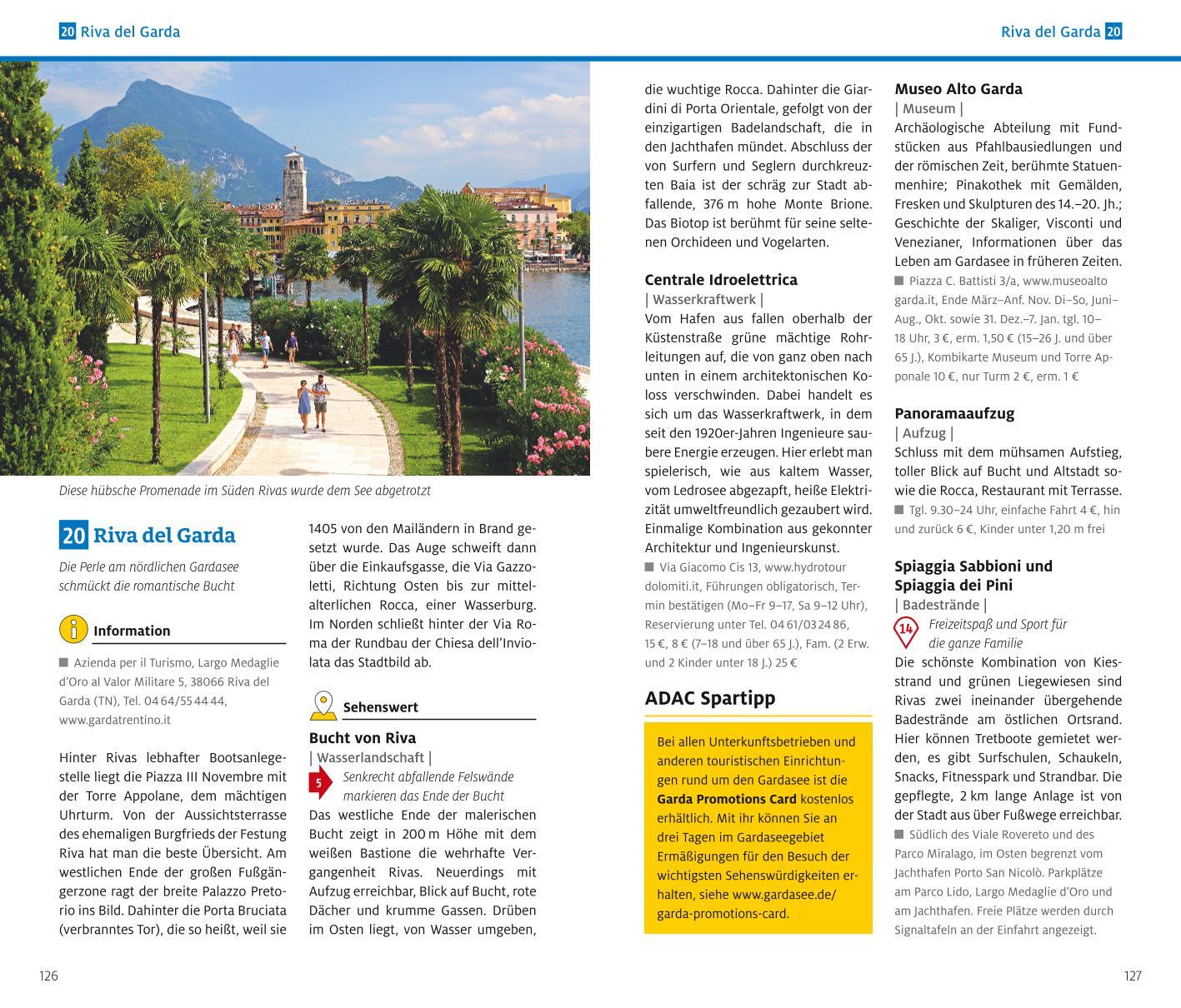 Beispielinhalt (Bild) ADAC Reiseführer plus Gardasee