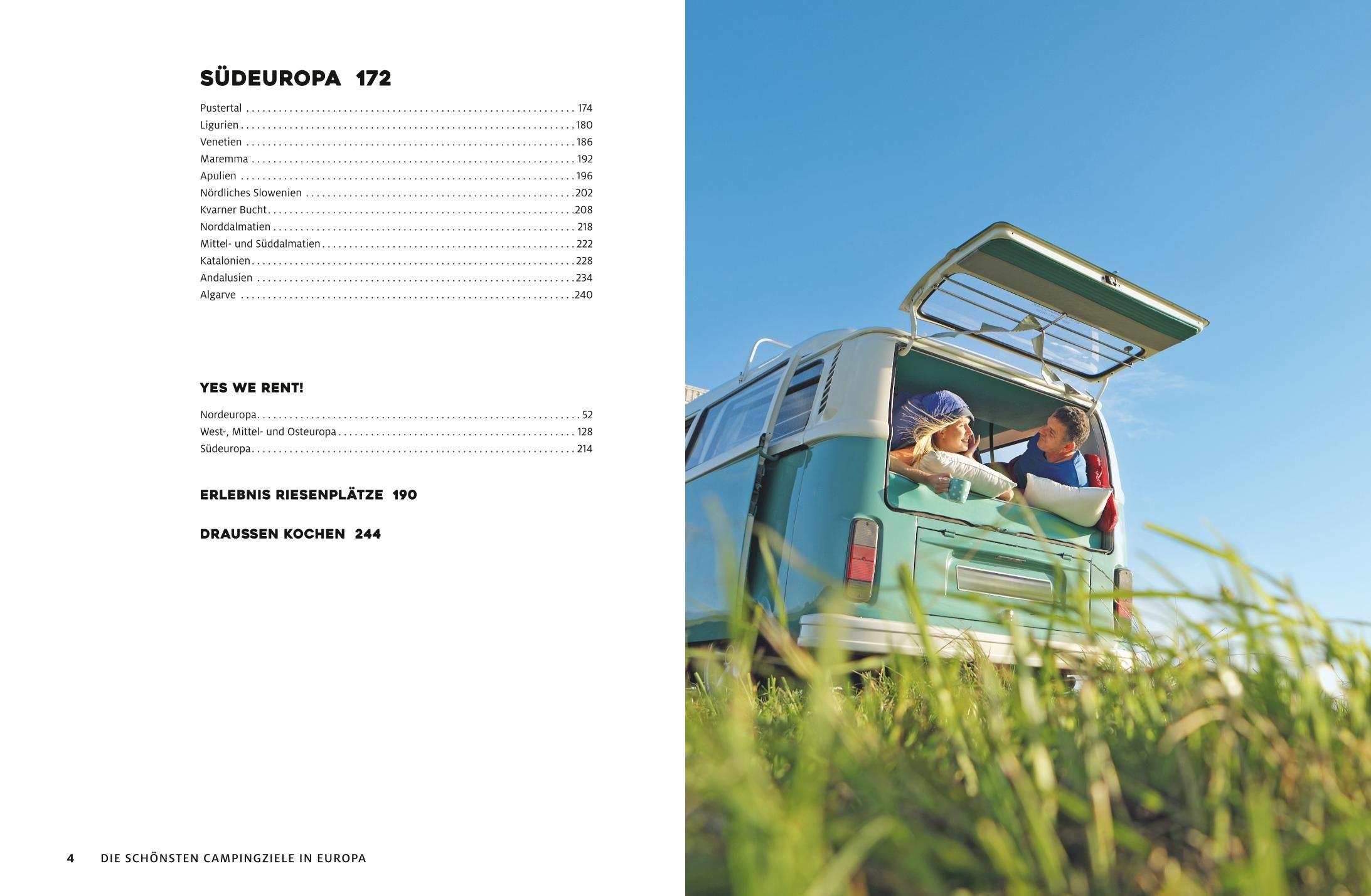 Beispielinhalt (Bild) Yes we camp! Europa
