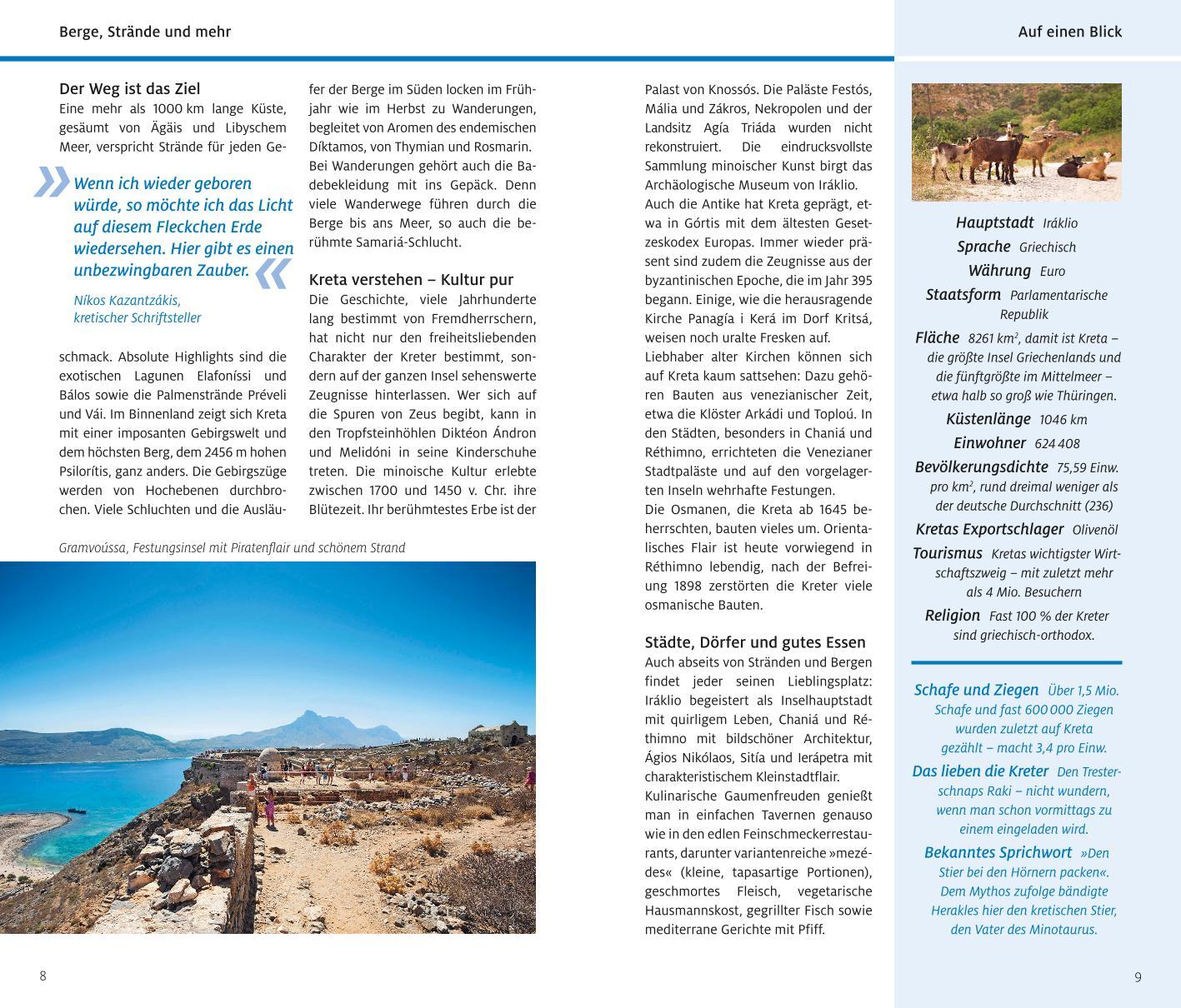 Beispielinhalt (Bild) ADAC Reiseführer Kreta