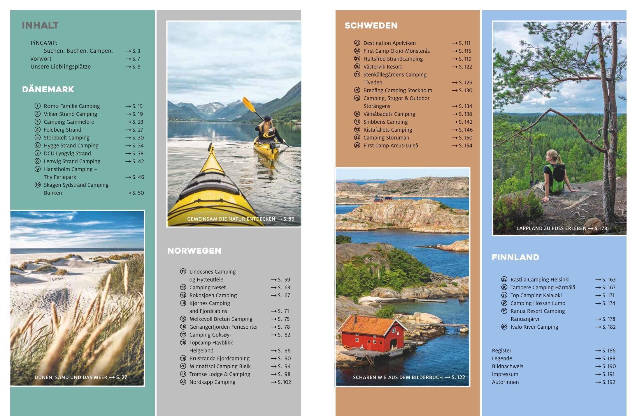 Beispielinhalt (Bild) Yes we camp! Skandinavien