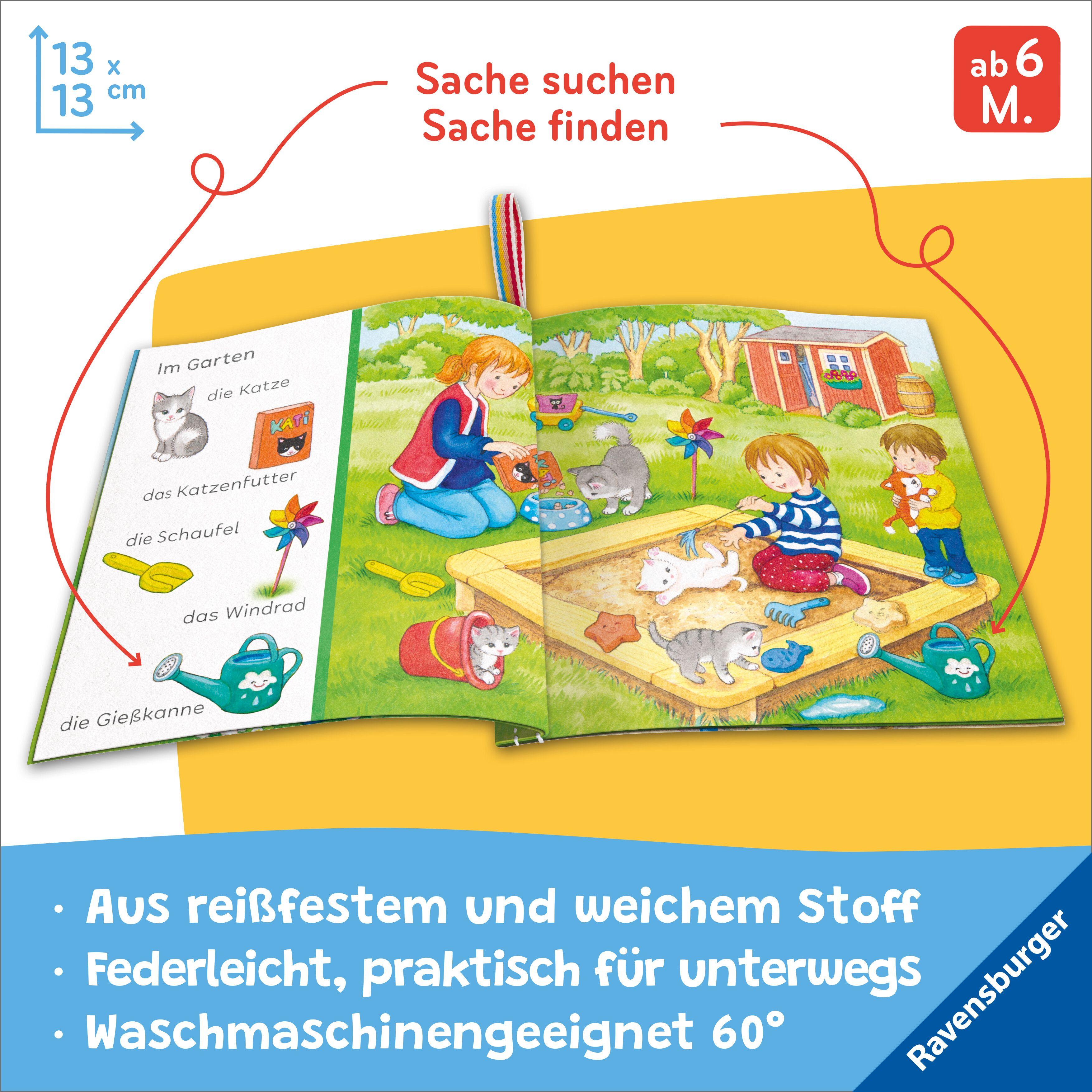 Beispielinhalt (Bild) Mein Knuddel-Knautsch-Buch - Sachen suchen. Meine Lieblingstiere