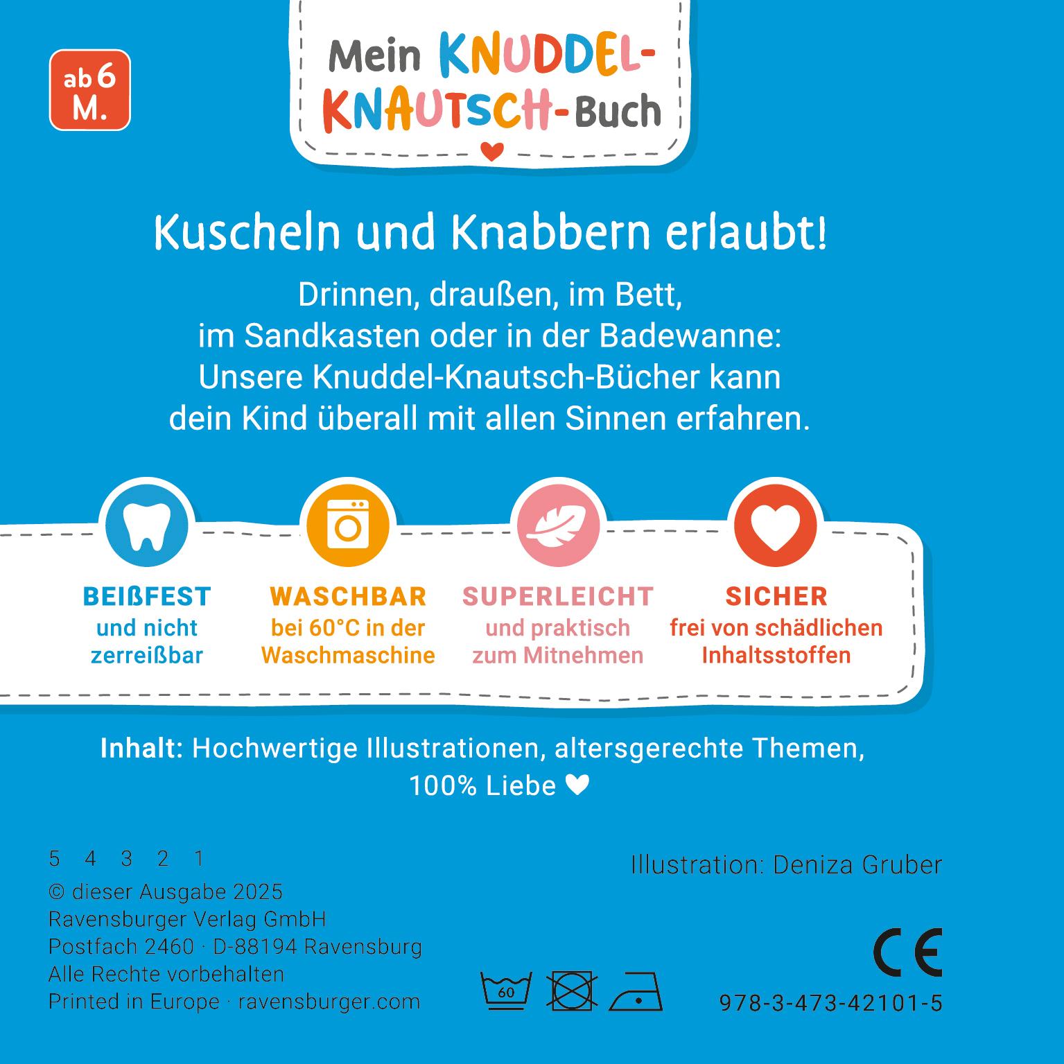 Rückseitencover Mein Knuddel-Knautsch-Buch - Sachen suchen. Meine Lieblingstiere